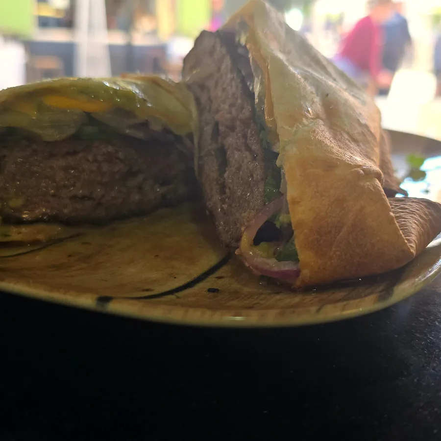 BEEF BURGER WRAP