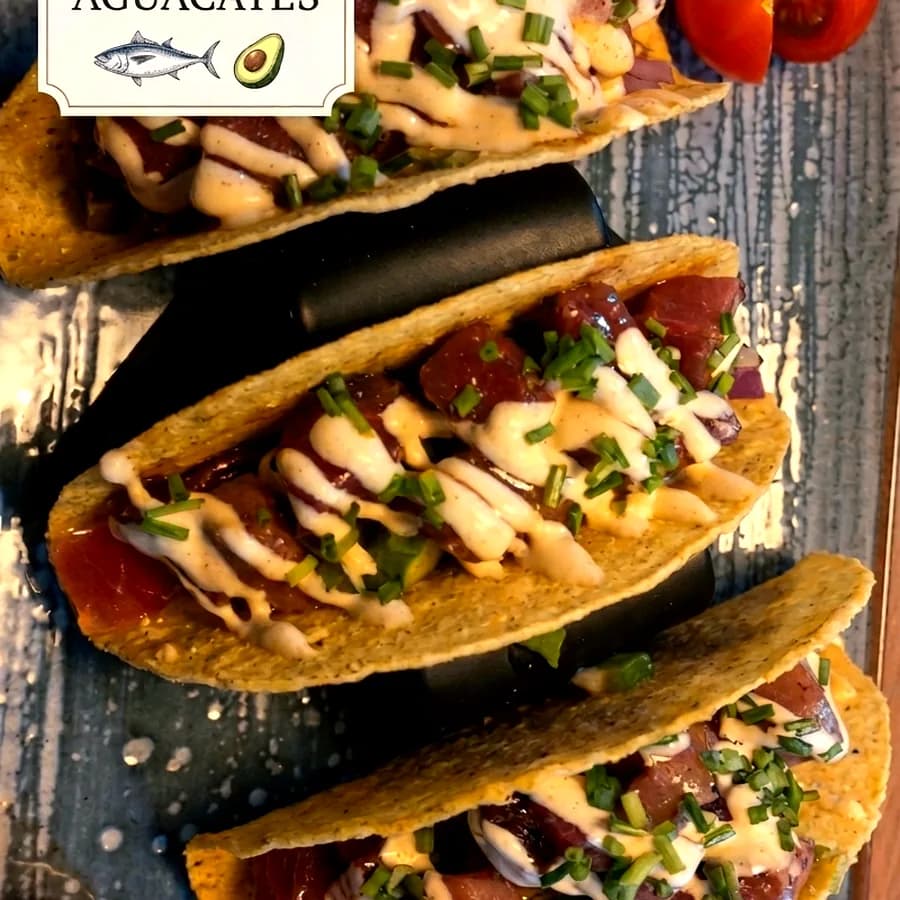 Marinated Tuna Tacos