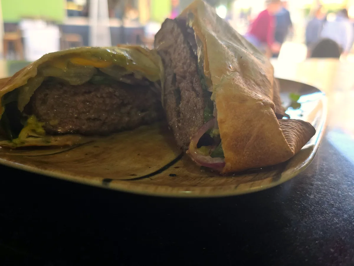 BEEF BURGER WRAP
