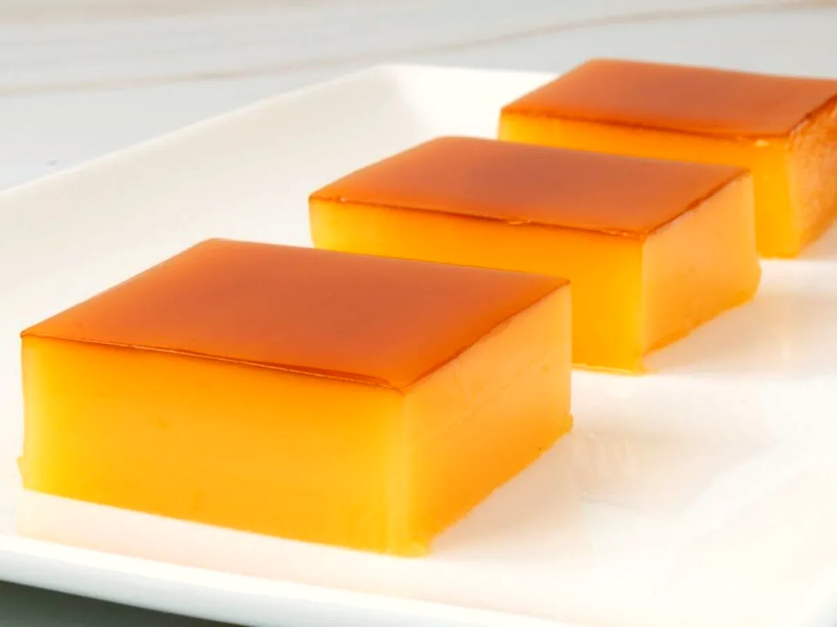 Tocino de Cielo Tart (egg custard)